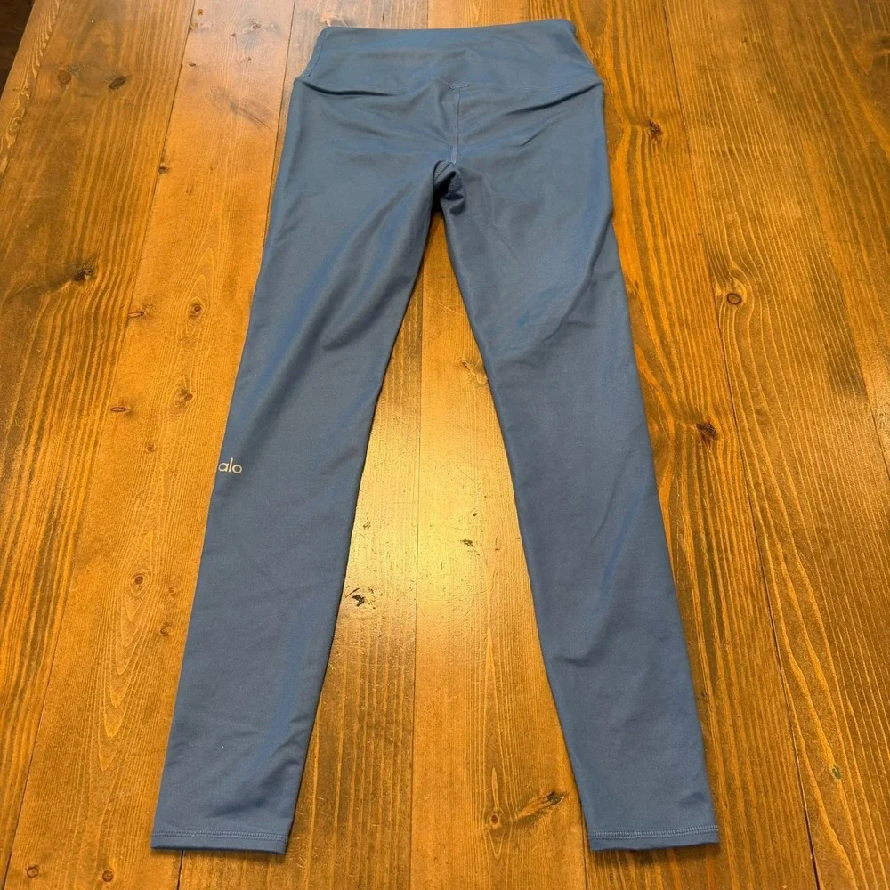 Alo Yoga‎ 7/8 High-Waist Airbrush Leggings Women Size Small Blue